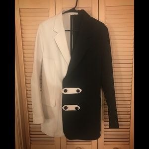 Black & white blazer I had made for a tour in 2011